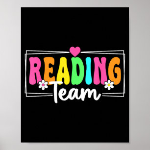Reading Team Teacher Back to School Reading Poster
