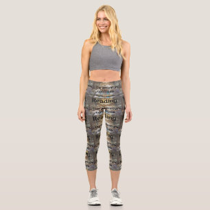 Reading, the adventure continues capri leggings