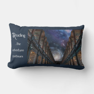 Reading …the Adventure Continues Lumbar Cushion