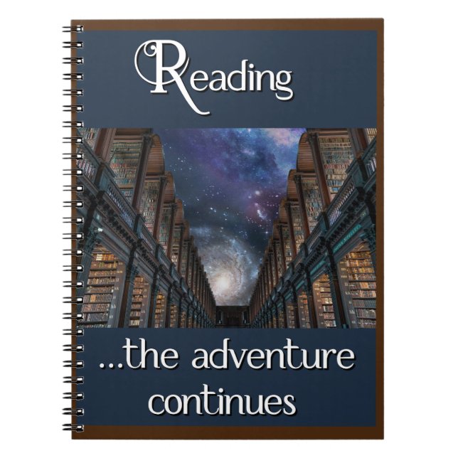 Reading … the adventure continues notebook (Front)
