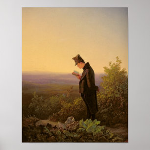 Reading the Breviary, The Evening Poster