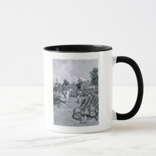 Reading the Declaration before Washington's Mug