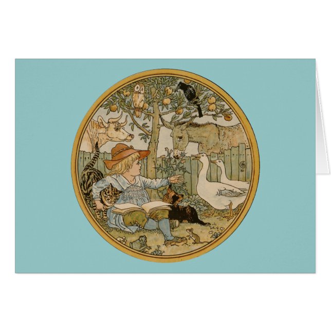 Reading to the Animals (Front Horizontal)