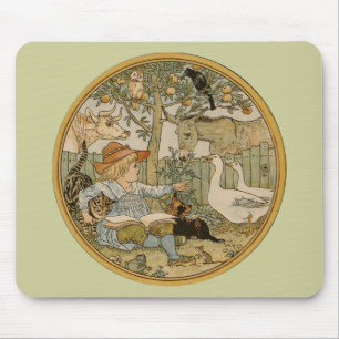 Reading to the Animals Mouse Pad