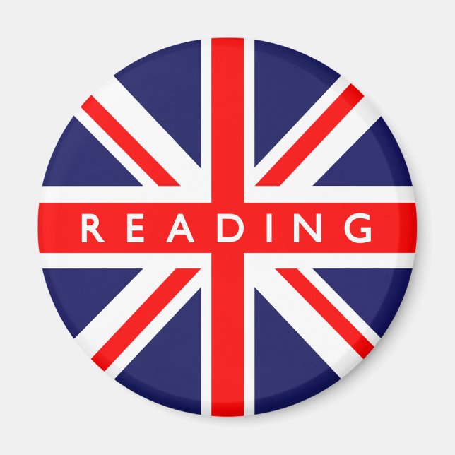 Reading UK Flag Magnet (Front)