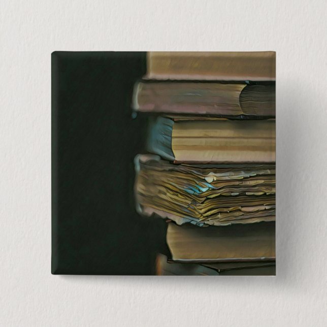 Reading wall decor 15 cm square badge (Front)