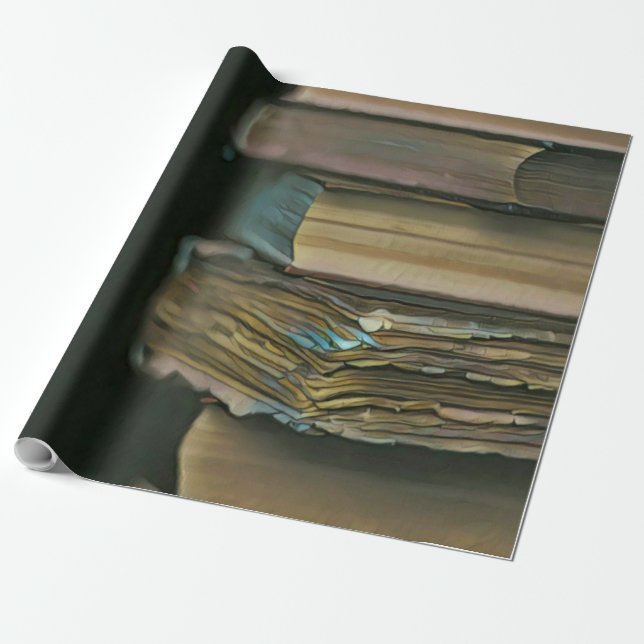 Reading wall decor wrapping paper (Unrolled)