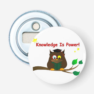 Reading Wise Owl Bottle Opener