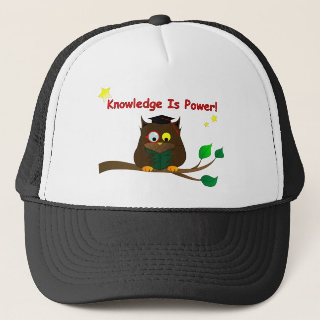Reading Wise Owl Trucker Hat (Front)