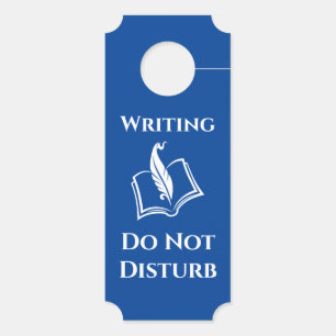Reading / Writing Do Not Disturb Door Hanger