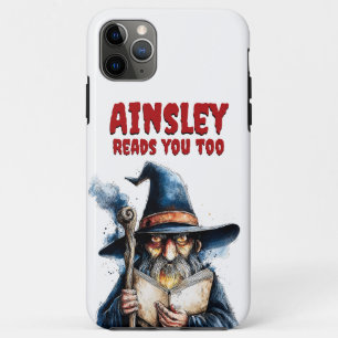 Reads You Too Creepy Wizard Halloween  iPhone 11 Pro Max Case