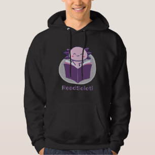 Readsolotl Axolotl Reading Fish Books Lizard 383 Hoodie