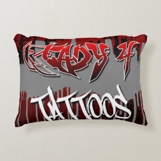 Ready 4 Tattoos Accent Pillow