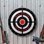 Ready Aim Fire Dartboard<br><div class="desc">Target practice with the Ready, Aim, Fire, dart board. Fun for hours of entertainment with family & friends. Customise with your name and text.</div>