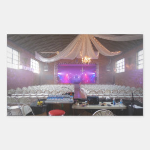 Ready for a Concert Rectangular Sticker