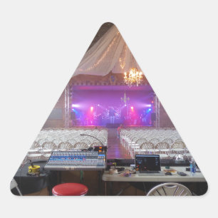 Ready for a Concert Triangle Sticker