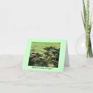 Ready For A Game of Croquet ? Invitation