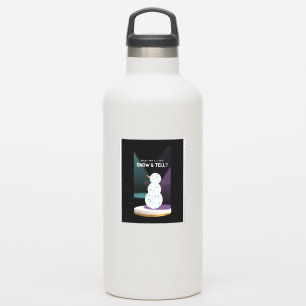 Ready for a Little Snow and tell Discoball Snowman