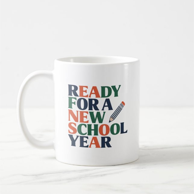 Ready for a New School Year Coffee Mug (Left)