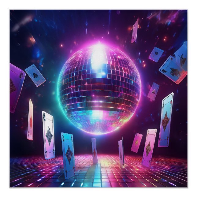 Ready For A Night Of Dancing And Gambling Poster (Front)