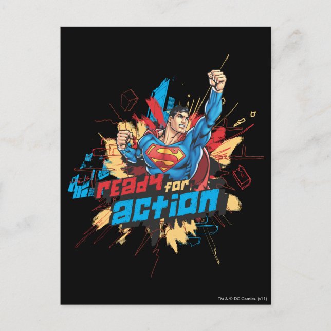 Ready for Action Postcard (Front)