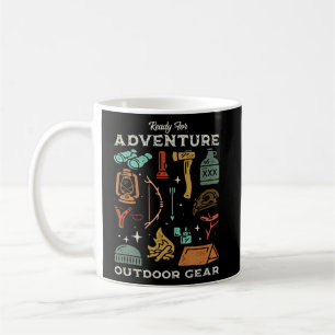 Ready For Adventure Outdoor Gear Camping Elements  Coffee Mug