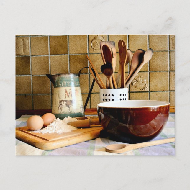 Ready for Baking Postcard (Front)
