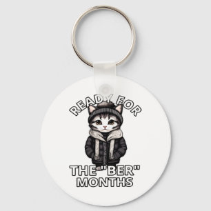 Ready For Ber Months Fall Leaves Autumn Winter Kit Key Ring