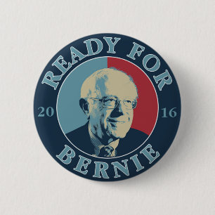 Ready for Bernie 6 Cm Round Badge