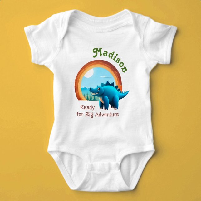 Ready for Big Adventure Custom Name Baby Bodysuit (Ready for Big Adventure)