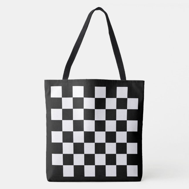 Ready for Checkers or Chess Anytime Tote Bag (Front)