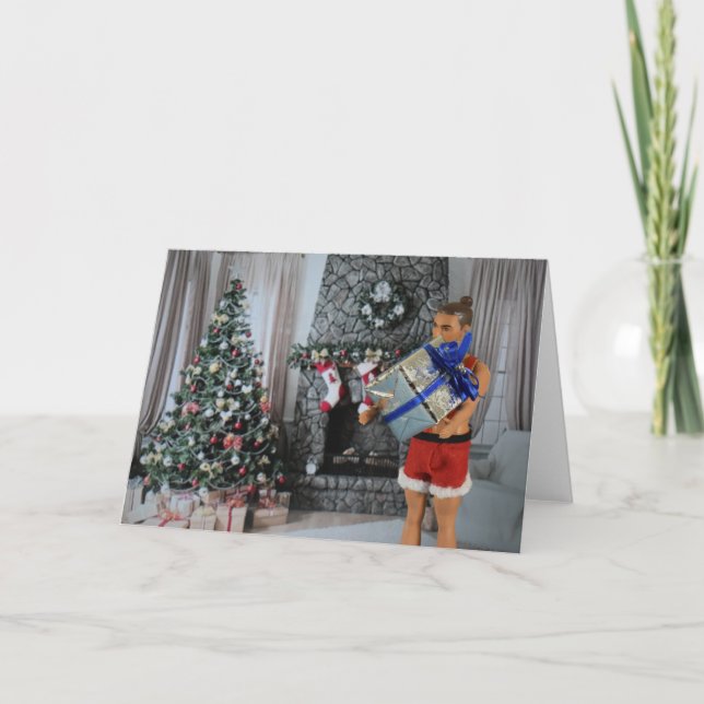 Ready for Christmas. Blank Christmas Card (Front)