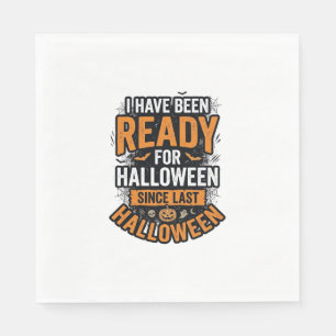 Ready For Halloween Vintage Spooky Shirt Design_1 Napkin