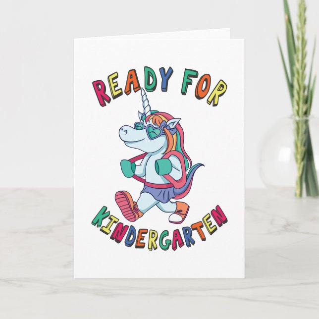 Ready for Kindergarten Card (Front)