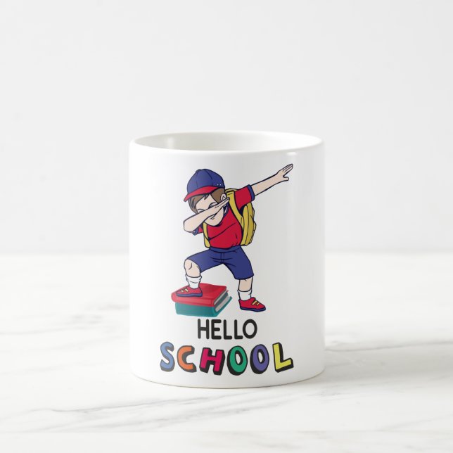 Ready for online school coffee mug (Center)