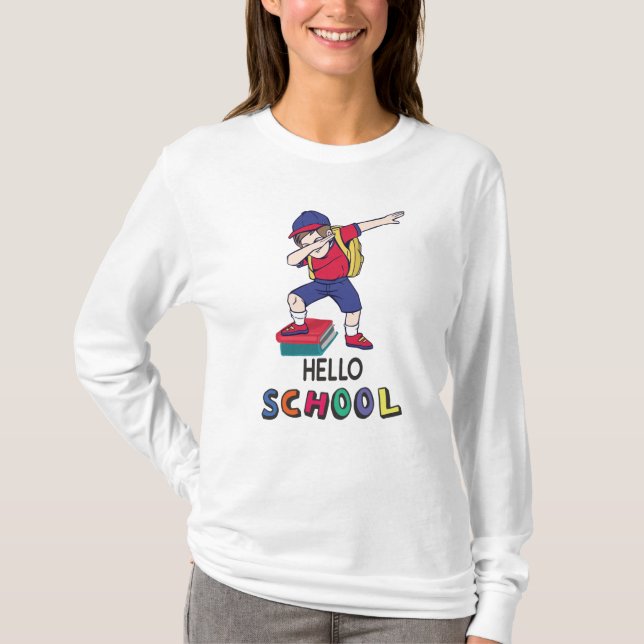 Ready for online school T-Shirt (Front)