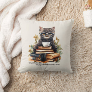 Ready For School Like A Boss Cushion