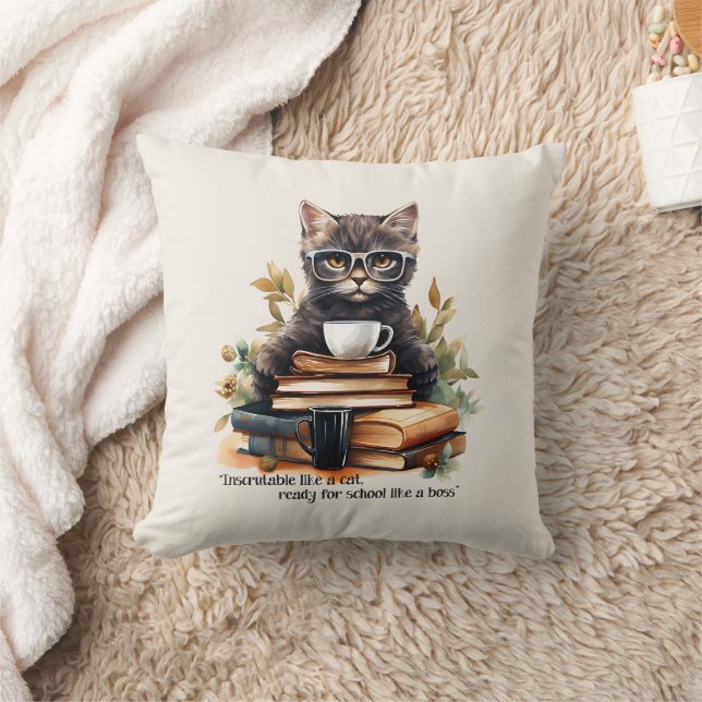 Ready For School Like A Boss Cushion (Blanket)