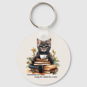 Ready For School Like A Boss Key Ring