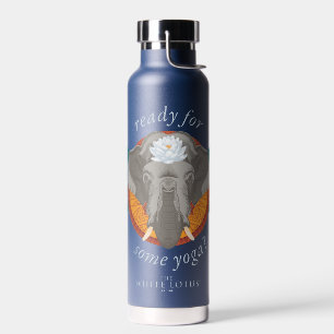 Ready for Some Yoga? - The White Lotus Water Bottle