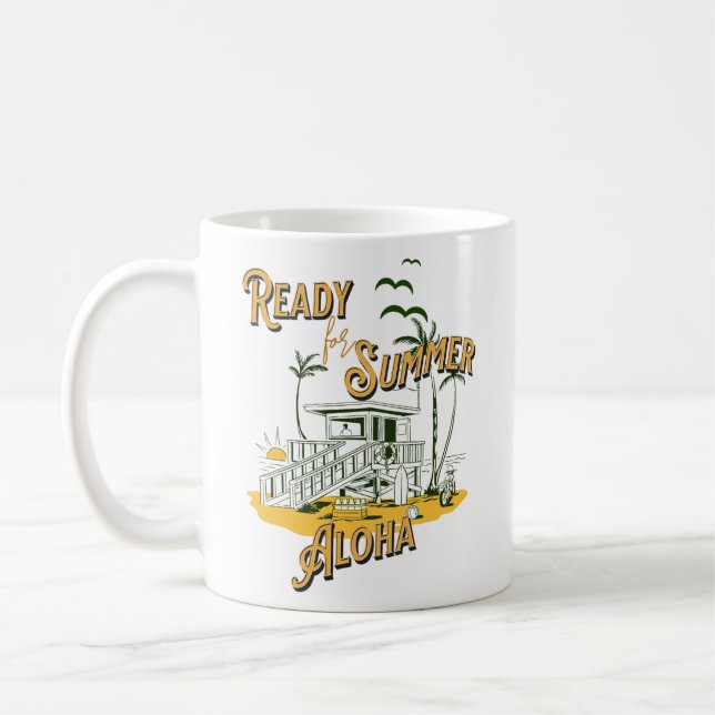 Ready for Summer Beach Edition - Aloha | Coffee Mug (Left)