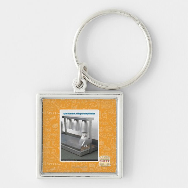 Ready for Teleportation Key Ring (Front)