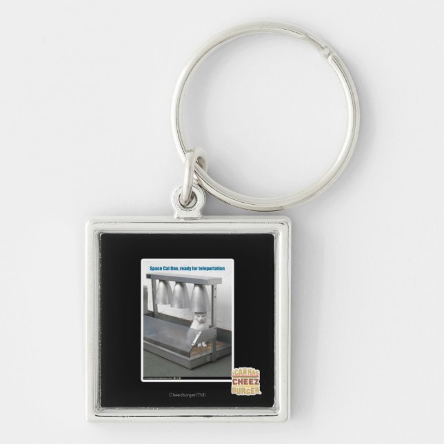 Ready for Teleportation Key Ring (Front)