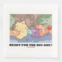 Ready For The Big One? Plate Tectonics World Map