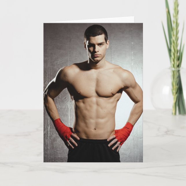 Ready for the Fight Greetings Card (Front)