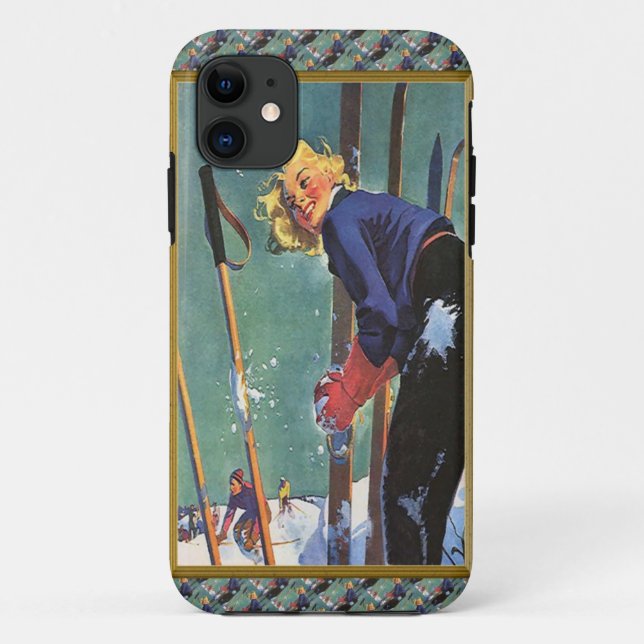 Ready for the piste Case-Mate iPhone case (Back)