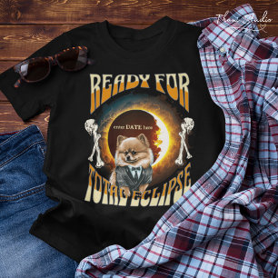 Ready for Total Eclipse Cute Dog Vintage  T-Shirt