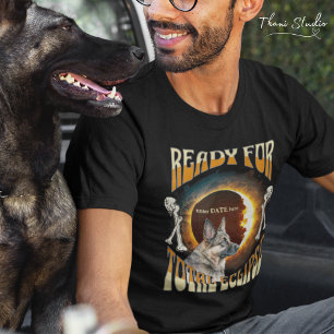 Ready for Total Eclipse Cute Dog Vintage  T-Shirt