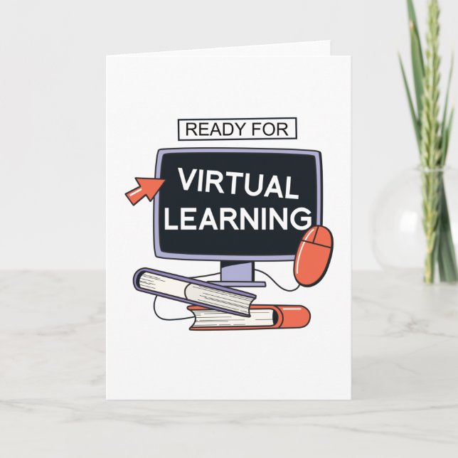 Ready for virtual learning card (Front)