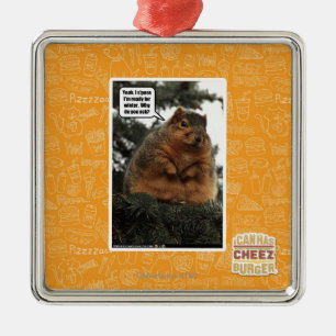 Ready for winter metal tree decoration